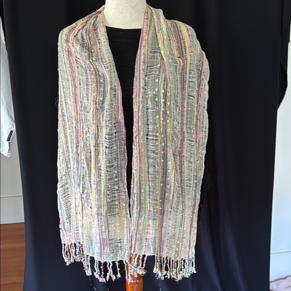 Colorful Scarf Collection; Bundle of 4 - Picture 8 of 14